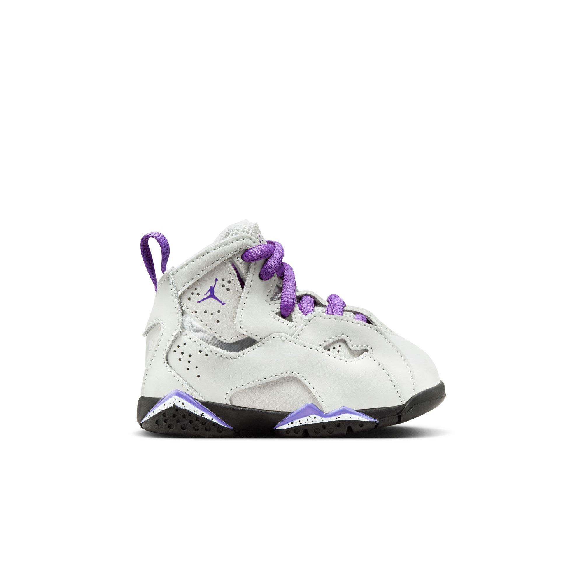 Jordan True Flight Lt Base Grey Purple Venom Toddler Girls Shoe Hibbett